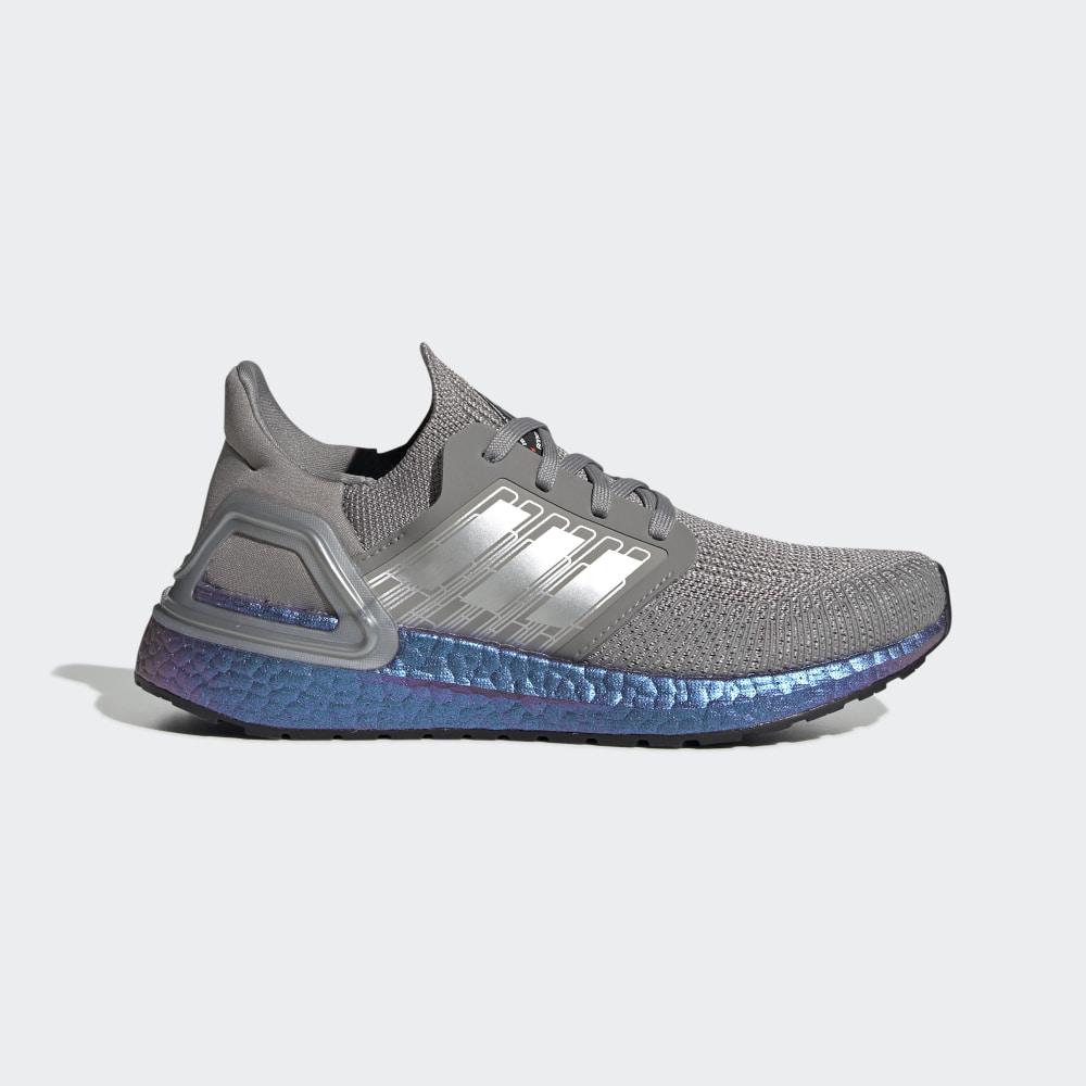 Adidasi Alergare Adidas Ultraboost 20 Fete Romania - Gri/Albastri Violet EG4810